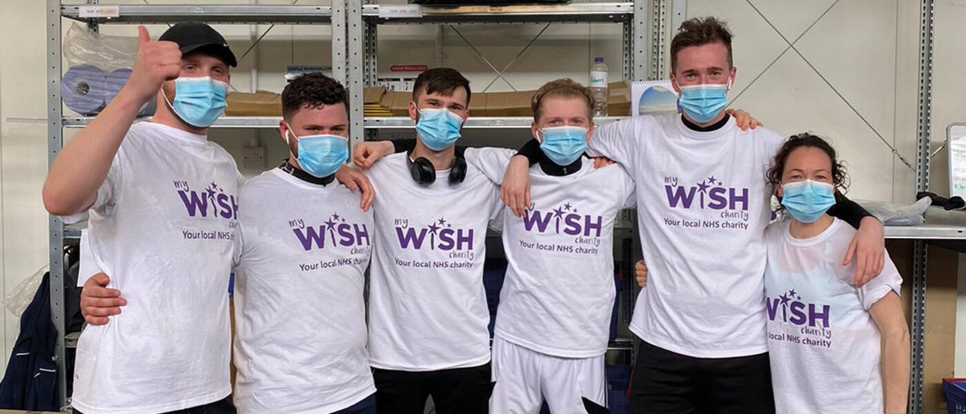 Workmates raise over £1,000 after half marathon to support stroke ward which treated one of their colleagues
