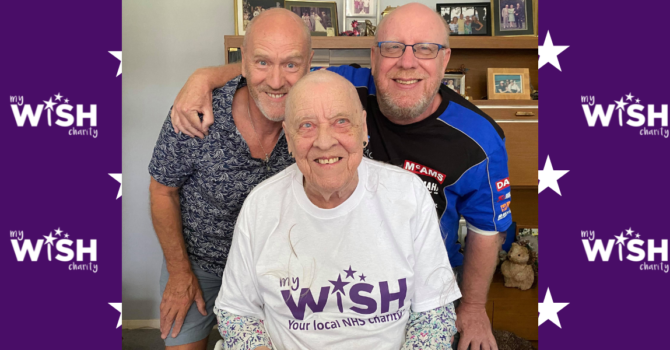 94-year-old’s head shave in aid of My WiSH Charity