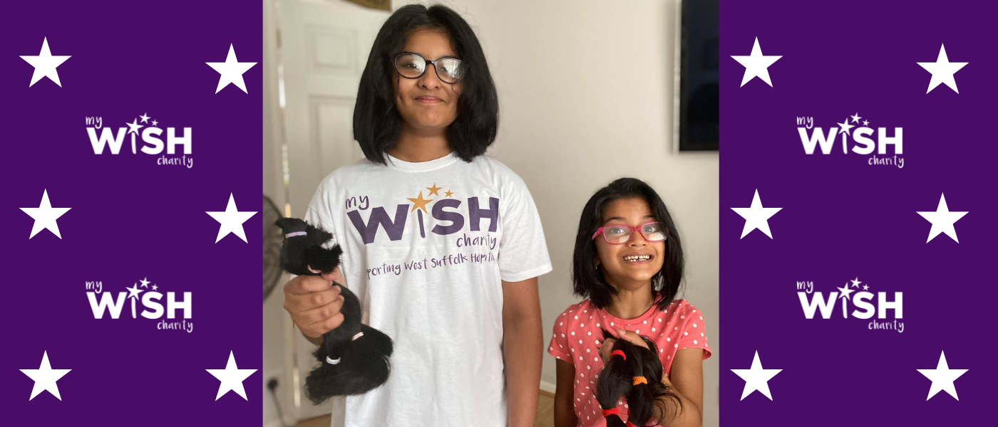 Sisters’ hair cut to raise money for hospital ward