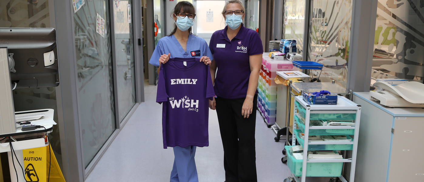 Children’s nurse helps to raise money for the WiSH Upon A Star appeal