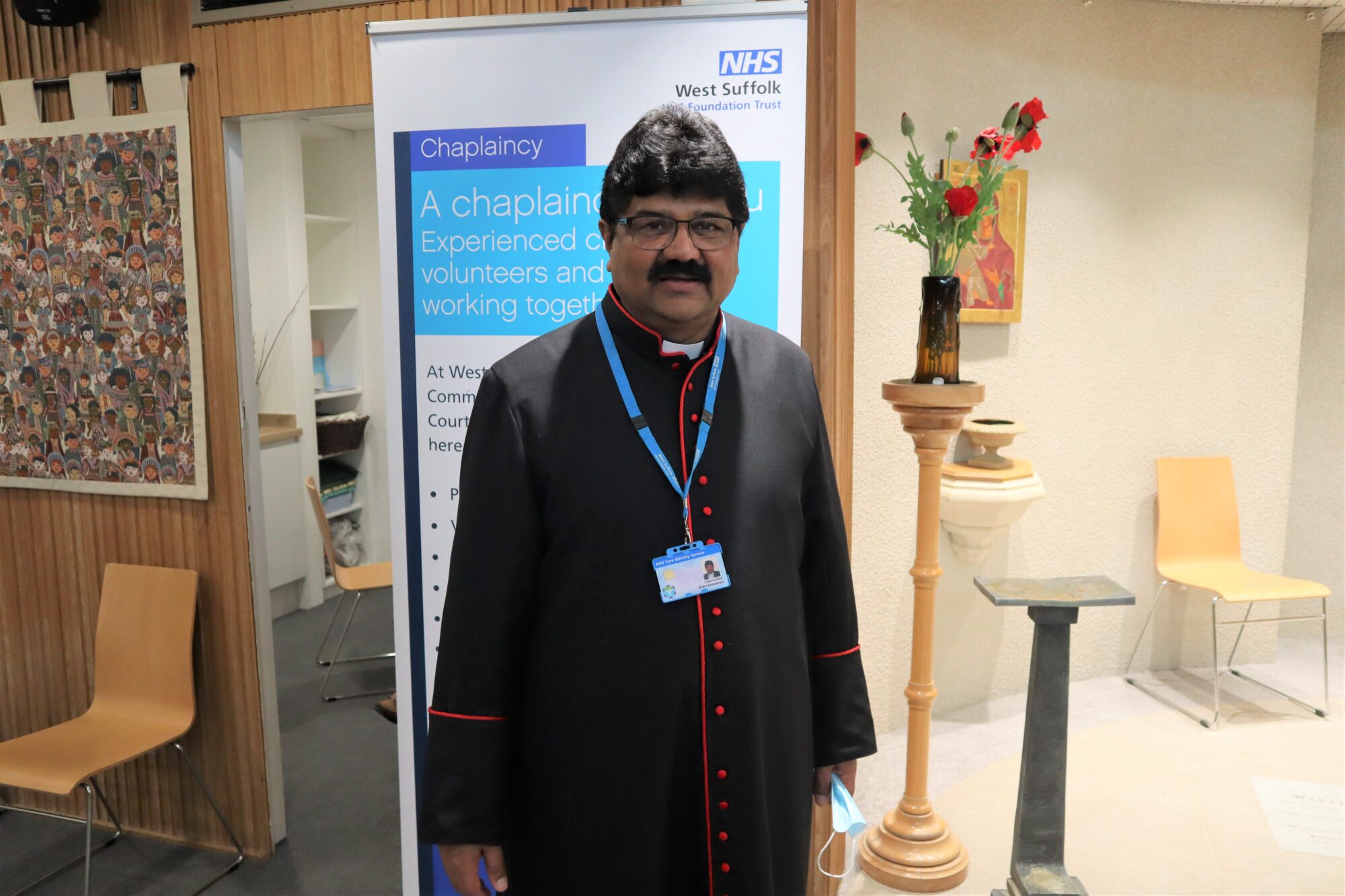 Lead chaplain, Reverend Canon Rufin Emmanuel 