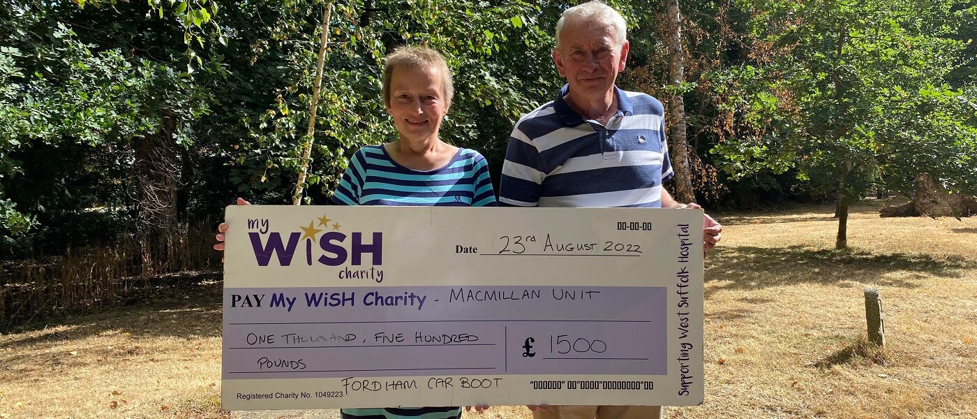 Car booters help raise £1,500 for breast care unit