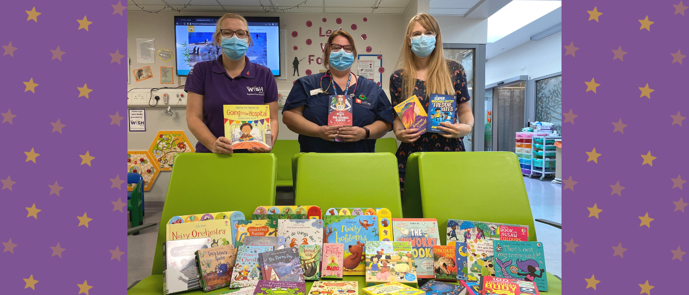 Center Parcs donation pays for host of books for children in hospital