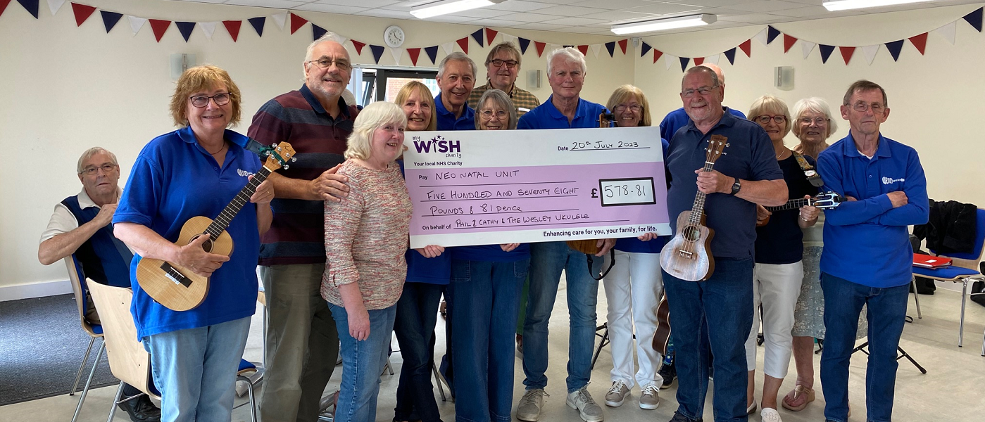 Ukelele band concerts help to raise money for neonatal unit