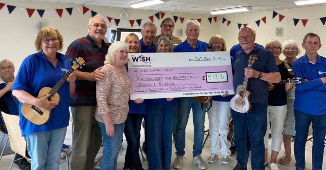 Ukelele band concerts help to raise money for neonatal unit
