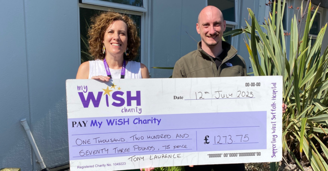 Rainbow Ward gets £1,273 from fundraising half marathon and skydive