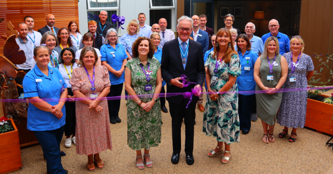 Butterfly Garden opened by the High Sheriff of Suffolk