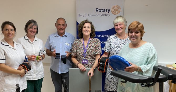 Rotary Club raises £3,200 for disability resource centre