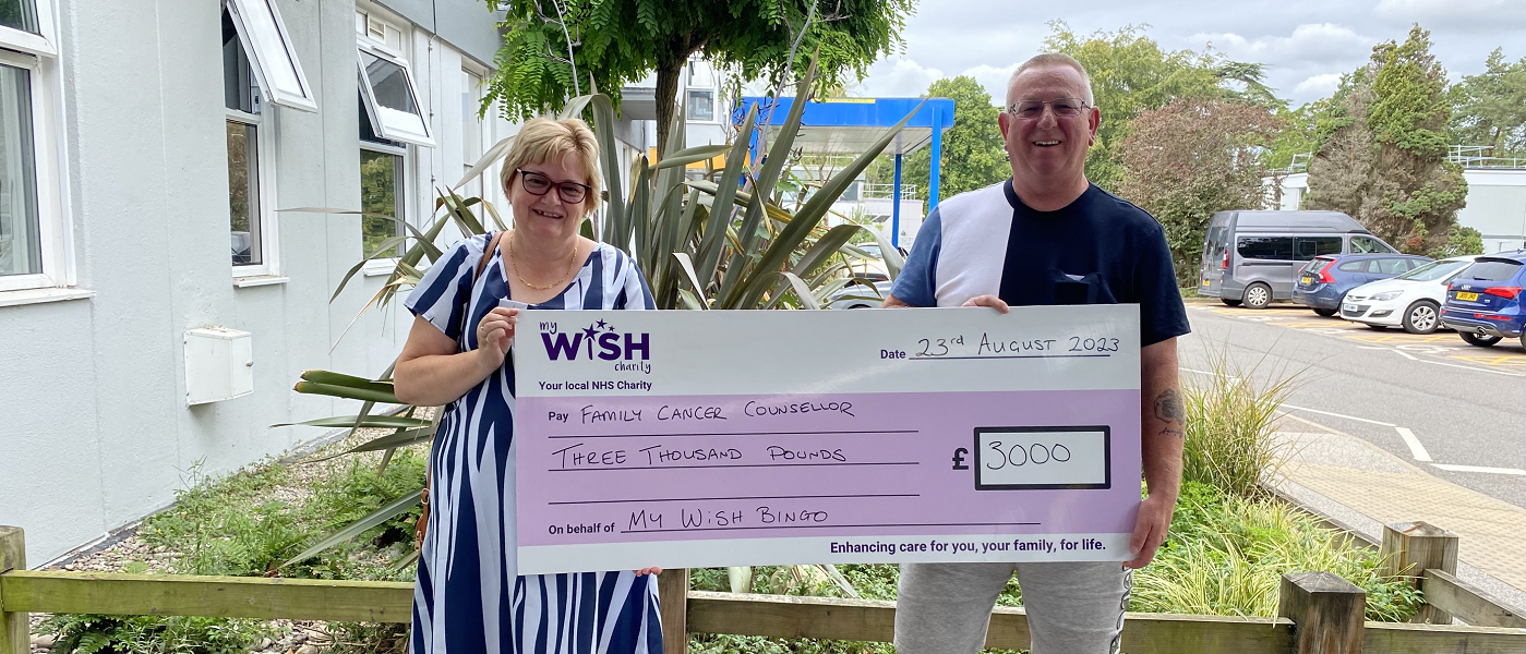£3,000 boost for My WiSH Charity from bingo sessions