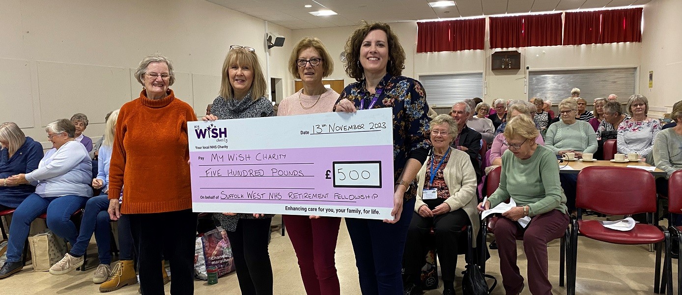 Former NHS staff raise £500 for My WiSH