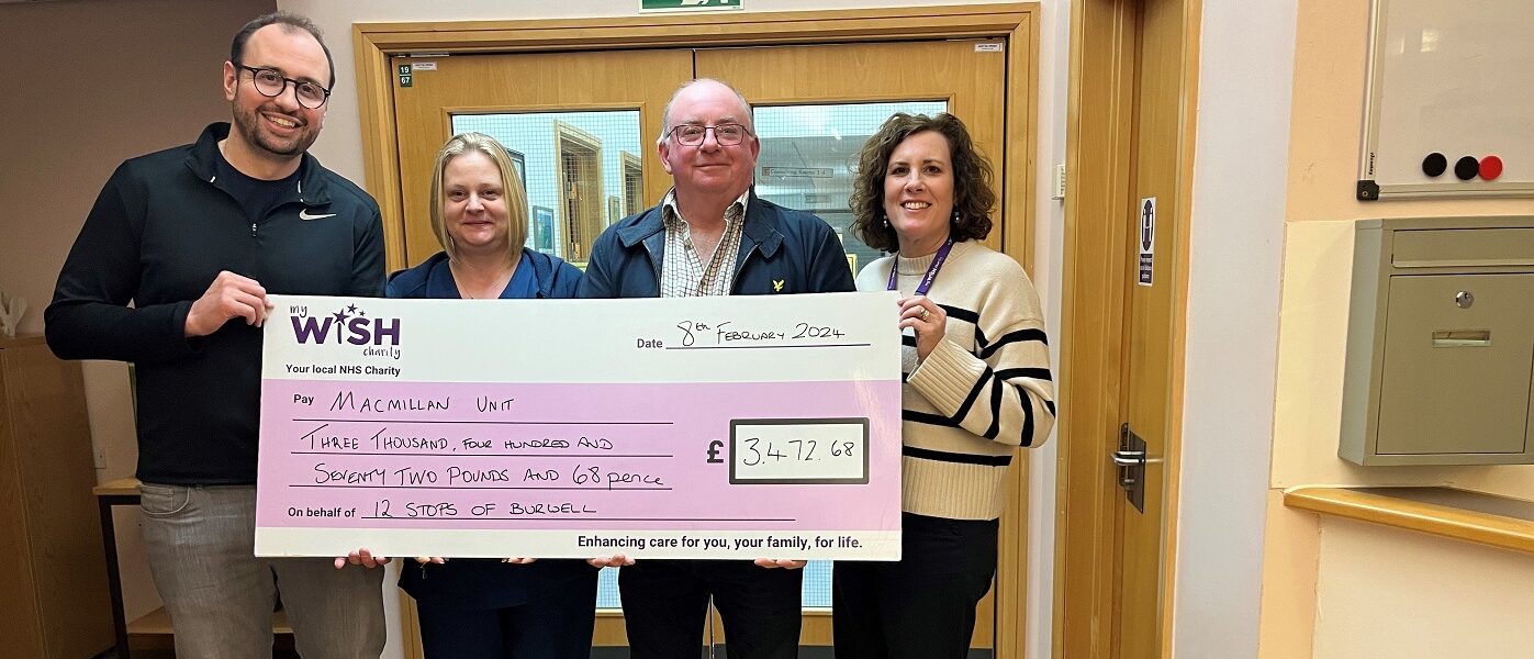 The ’12 stops in Burwell’ raises over £3,400 for My WiSH Charity