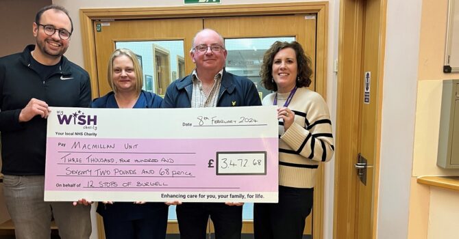 The ’12 stops in Burwell’ raises over £3,400 for My WiSH Charity