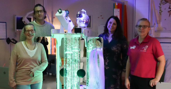 Infusions provide sensory care for young patients