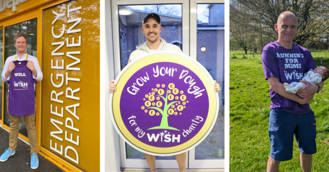 My WiSH is supported by three London Marathon runners