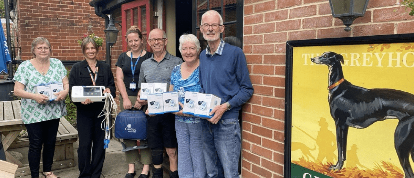 The Greyhound supports cardiac patients in the community
