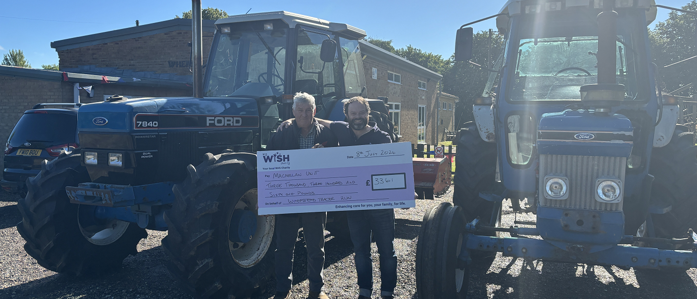Tractor rally helps to raise £6,300 for cancer charities
