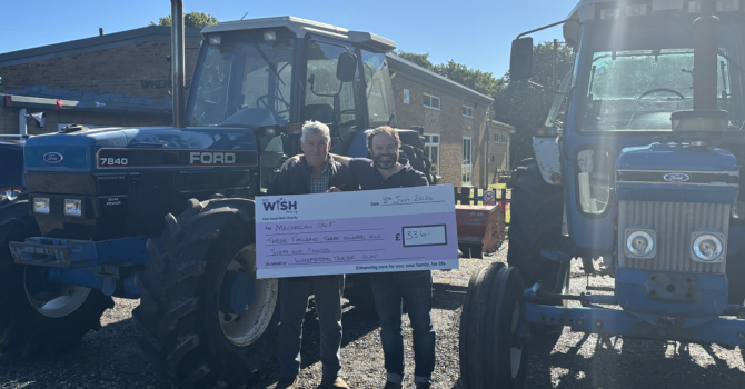 Tractor rally helps to raise £6,300 for cancer charities
