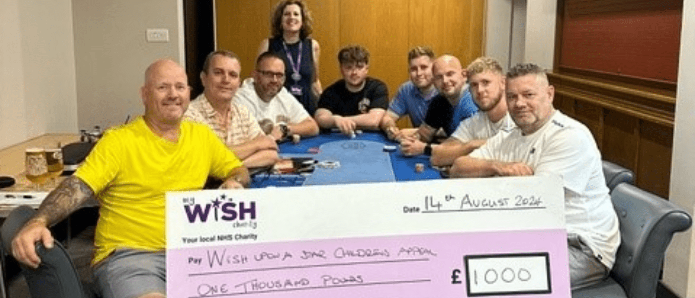 Poker players raise £1,000 for hospital appeal