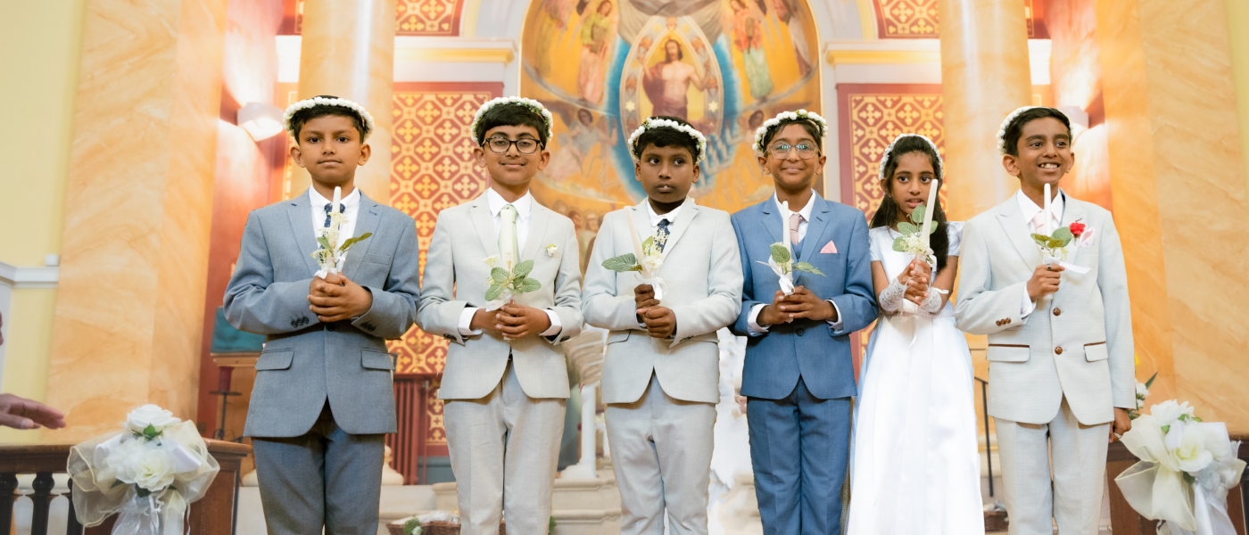 Six children take their first Holy Communion resulting in money being raised for hospital appeal