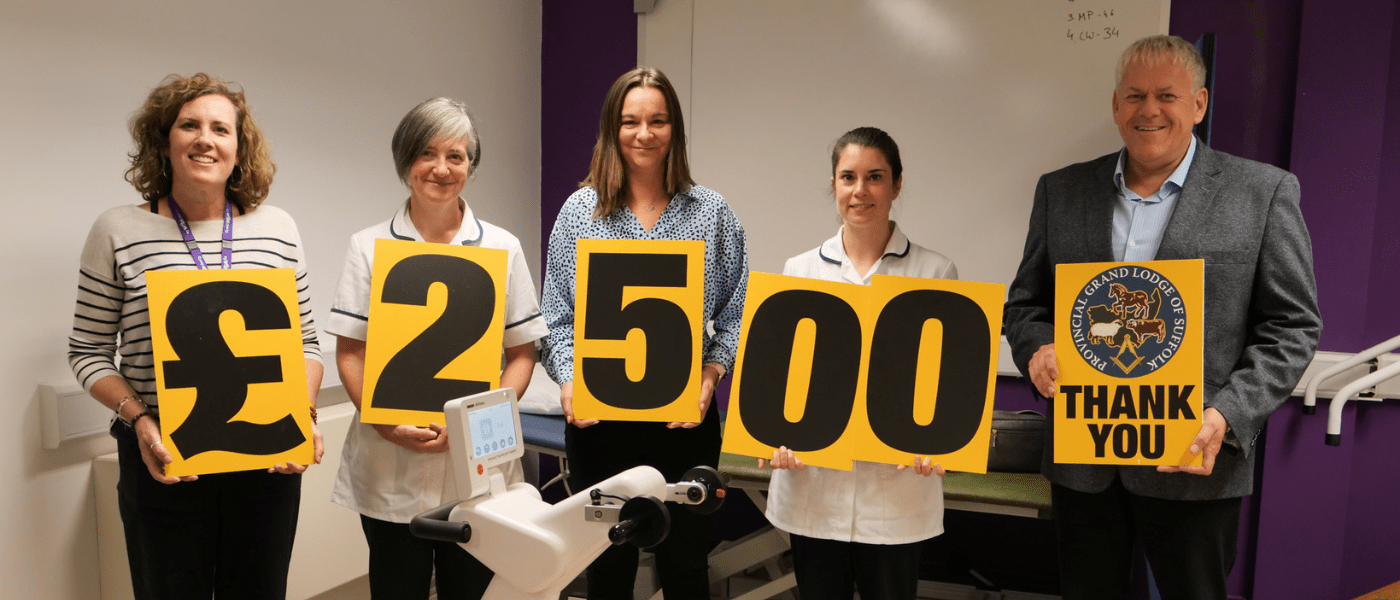 Specialist exercise bike for hospital thanks to fundraisers