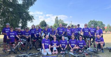 Cambridge to Bruges bike ride raises over £27,500 for My WiSH Charity